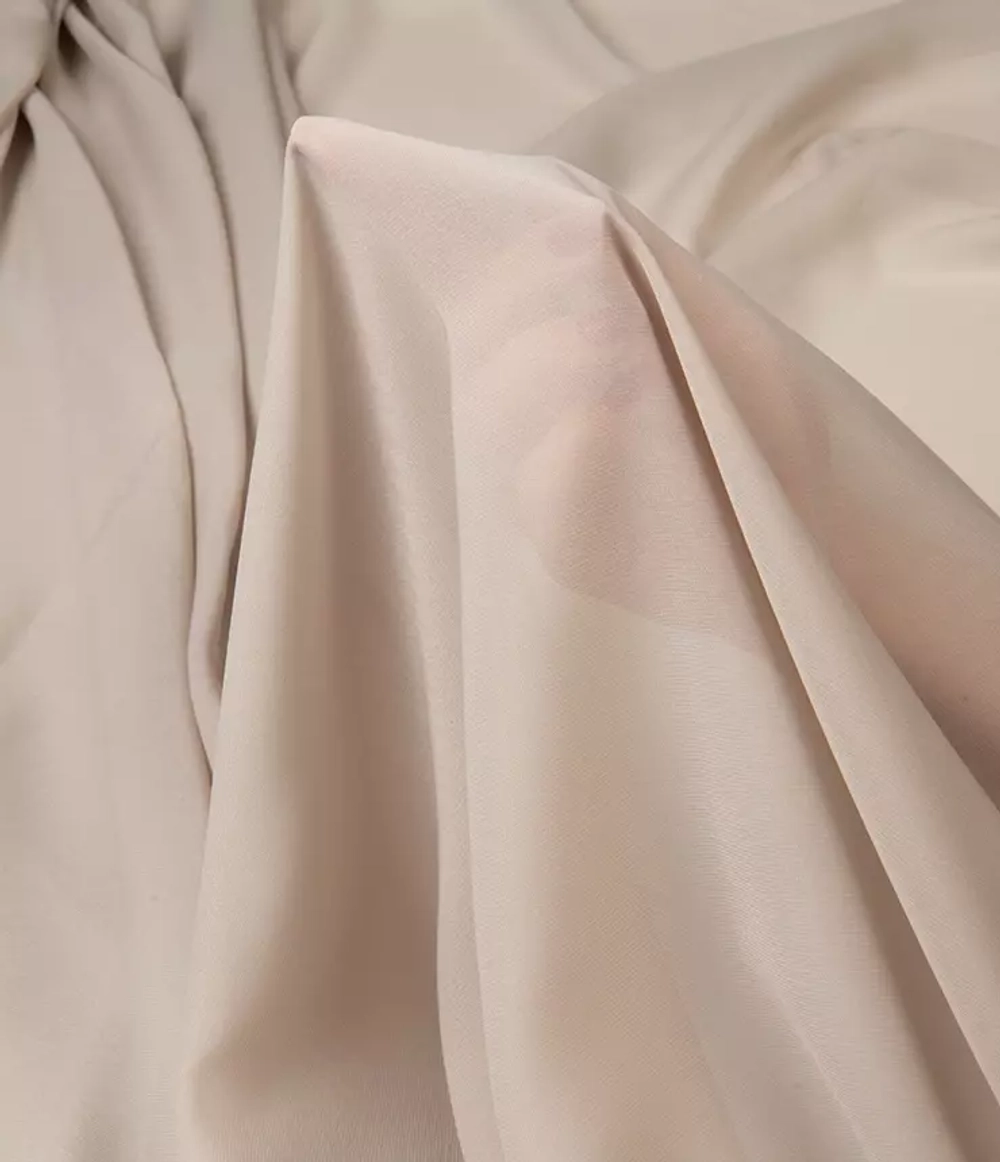 Тюль Legrand Вуаль шелк Латте с утяжелителем