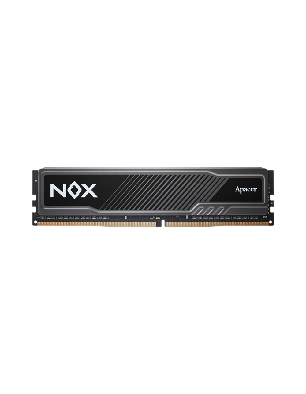Apacer DDR4 16GB 3200MHz DIMM NOX Black Gaming Memory (PC4-25600) CL16 1.35V Intel XMP 2.0, Heat Sink (Retail) 1024*8 3 years (AH4U16G32C28YMBAA-1)