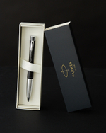 Шариковая ручка Parker Urban Muted Black Chrome Trim M Blue