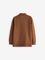 Поло с длинным рукавом для мальчика Next B68-379, Коричневый