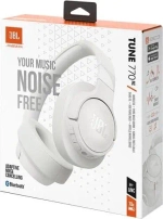 Беспроводные наушники JBL Tune 770 NC, mini jack 3.5 mm, white
