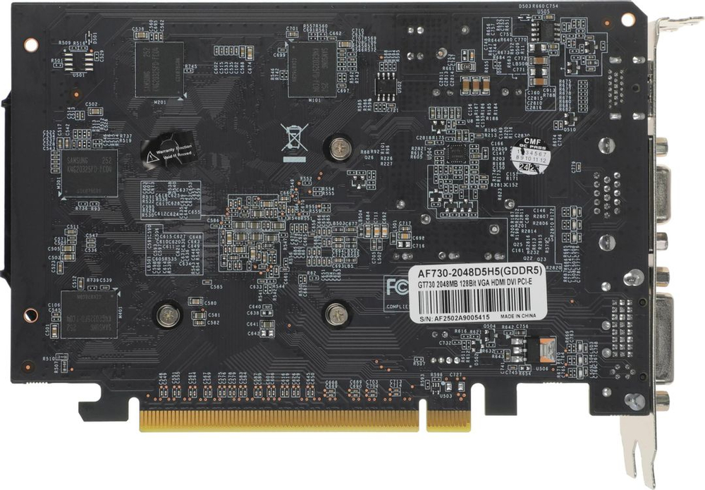 Видеокарта AFOX NVIDIA  GeForce GT 740 AF740-2048D5H3-V2 2ГБ GDDR5, Ret