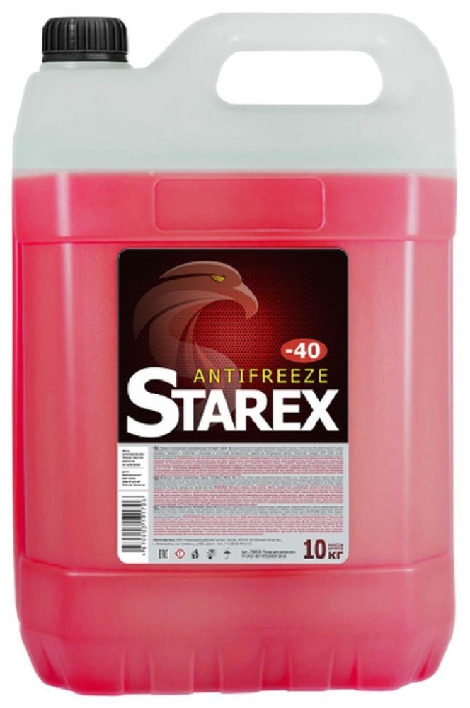 Антифриз STAREX Red (красный) G11 10кг (700620)