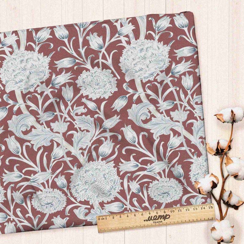 Ткань мембрана сухие цветы