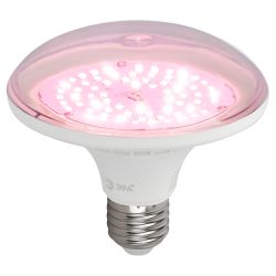 Фитолампа для растений светодиодная ЭРА FITO-18W-Ra90-E27 полного спектра 18 Вт Е27