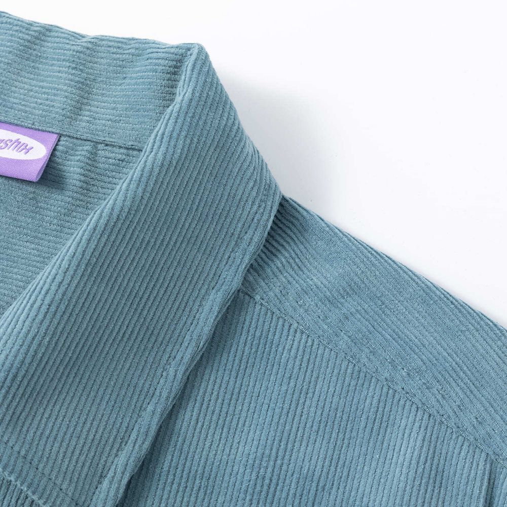 Рубашка YMKASHIX Velvet синяя