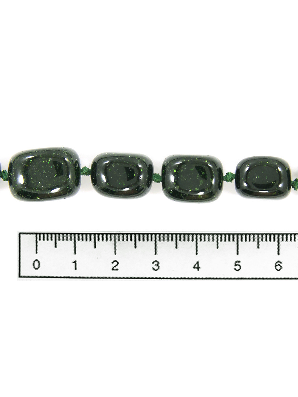 Колье из Авантюрина avbu004-m-zel