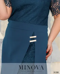 Платье 347-синий Minova