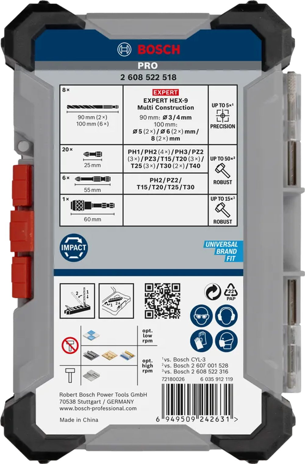 Набор PRO Impact Mixed Set BOSCH 2608522518