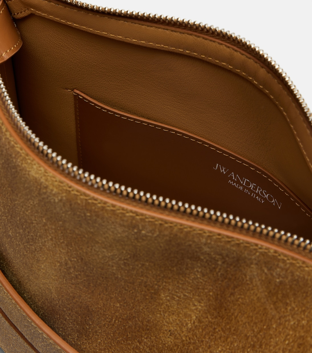 Сумка JW Anderson Loafer Small Suede "Beige"