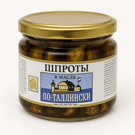 Шпроты в масле по-таллински 250 гр