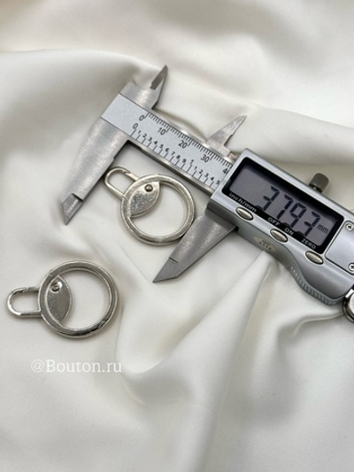 Пуллер-карабин металлический серебристый