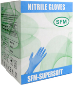 Перчатки нитриловые смотровые нестерильные неопудренные в диспенсере SFM 100 пар