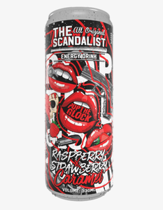 НАПИТОК ЭНЕРГЕТИЧЕСКИЙ THE SCANDALIST ENERGY DRINK POP THE GLOCK КЛУБНИКА-МАЛИНА 330МЛ