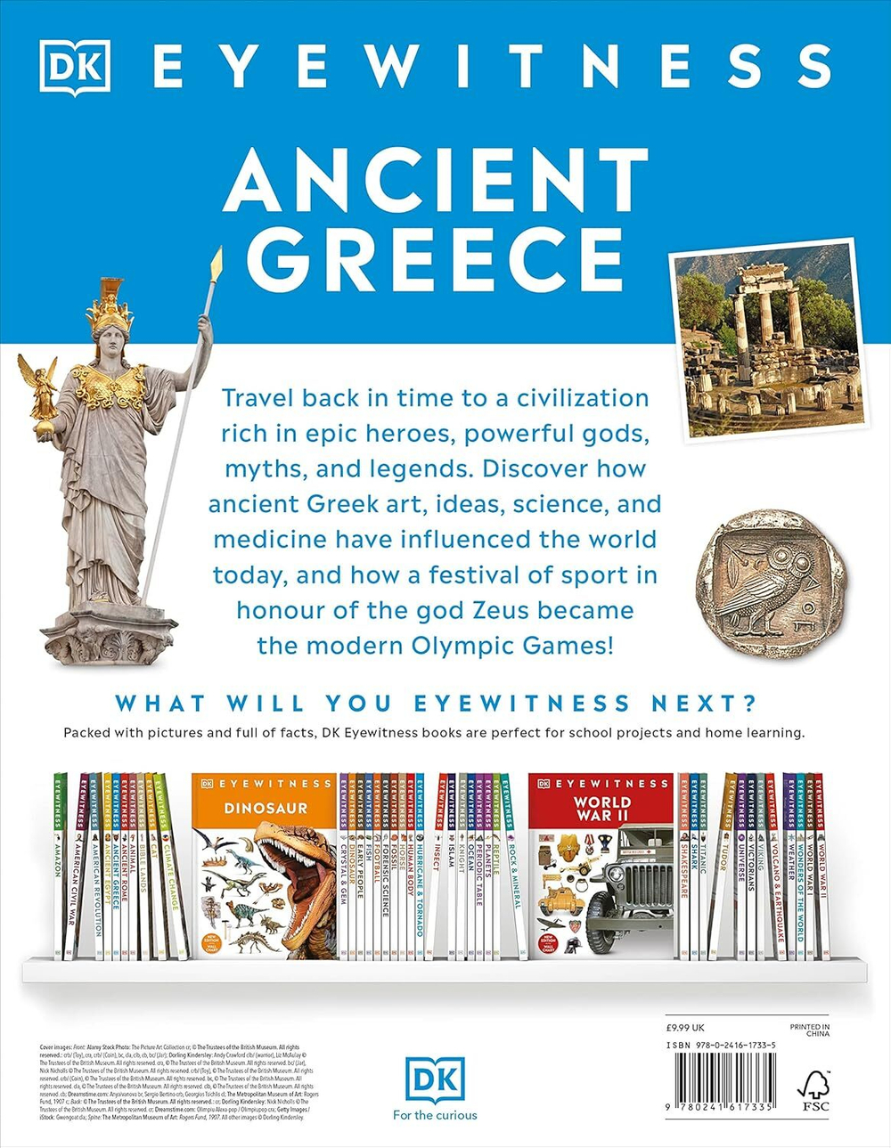 Ancient Greece (DK Eyewitness) Hardcover