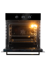 Духовой шкаф электрический встраиваемый MBO 6709-01 (BLACK) черное стекло, 70л, 9 режимов, до 250 Со (MACBI)