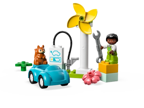 Конструктор LEGO Duplo 10985 Ветряная турбина и электромобиль