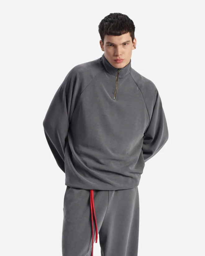 Брюки из модала серые