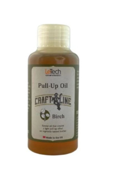 LeTech Масло для кожаных изделий Пулл-Ап с запахом дегтя (Pull Up Oil Birch) 100% Pure 100мл