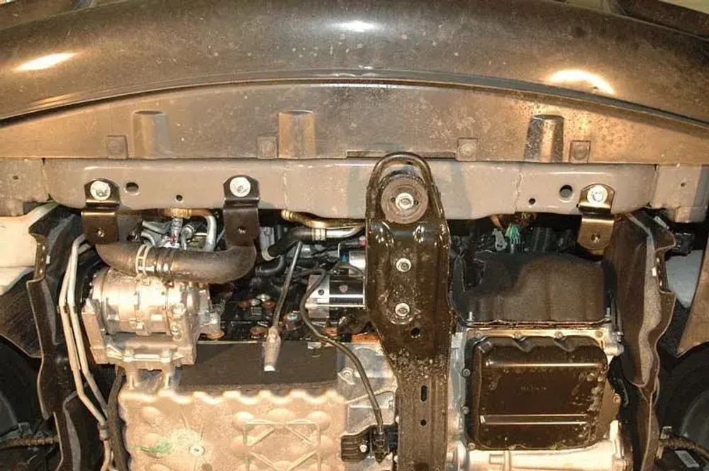 Защита картера и КПП Sheriff для Chrysler Grand Voyager V 2008-2011 арт.04.1505