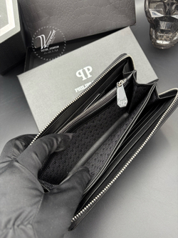 Кожаный кошелек на молнии Philipp Plein