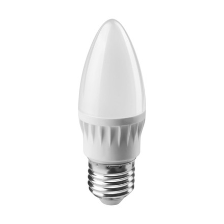 Лампа светодиодная LED матовая Онлайт, E27, C37, 6 Вт, 4000 K, холодный свет