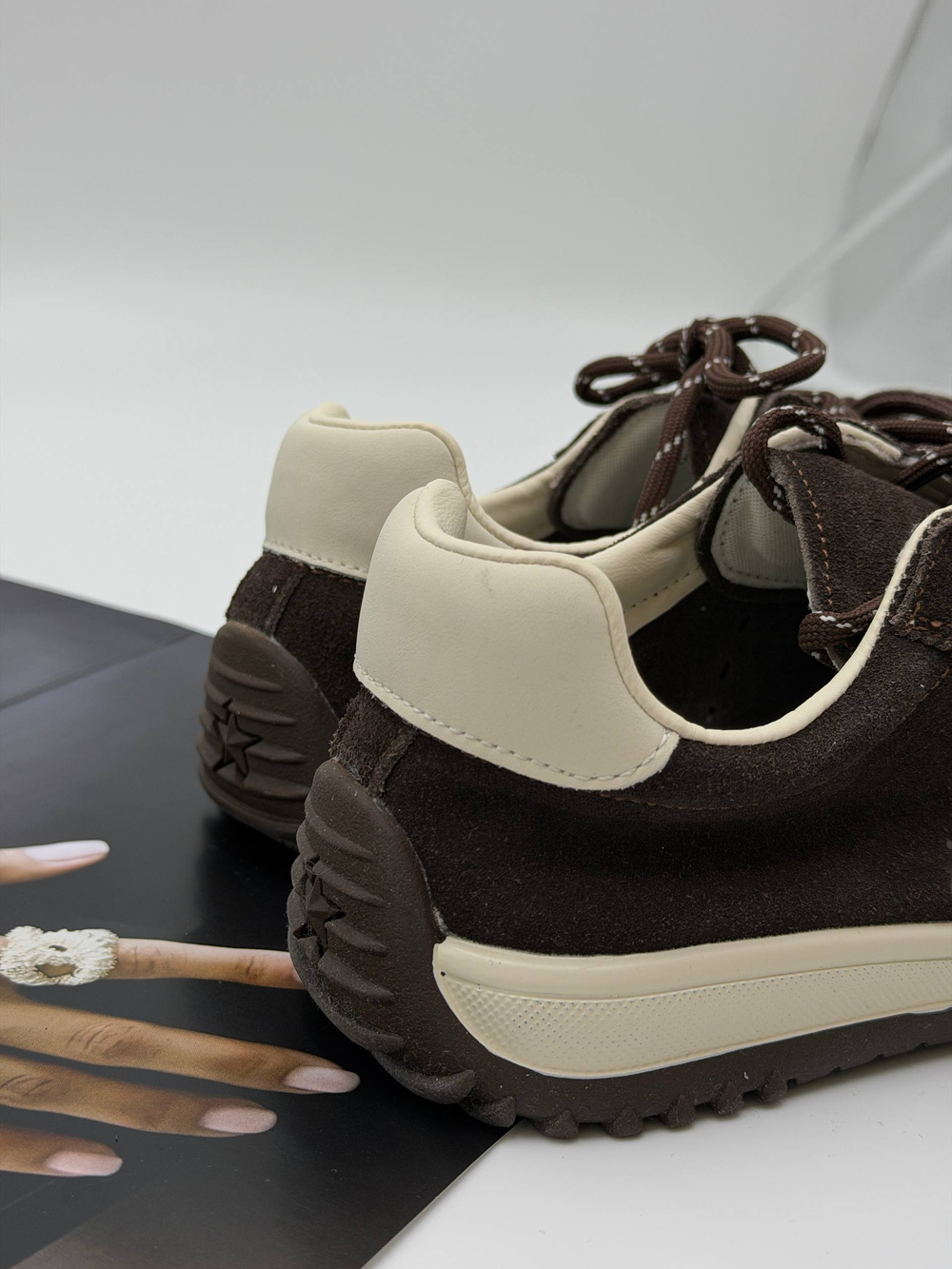 Кроссовки женские натуральная кожа арт. 9004-2 цвет"коричневый"