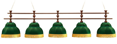 Лампа Барон-Люкс 5 плафонов - ясень