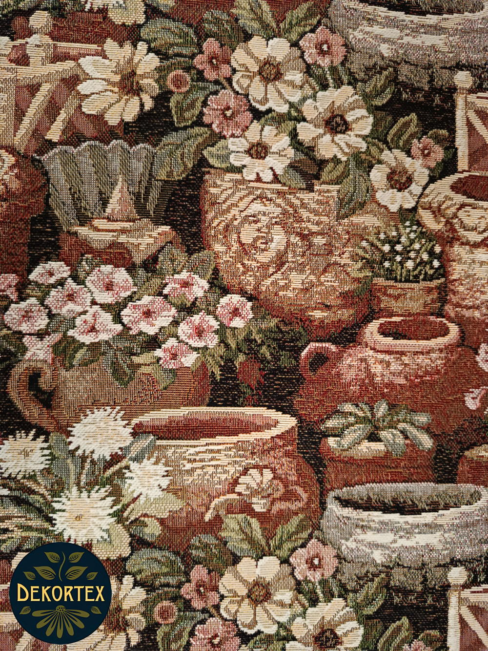 Гобеленовая скатерть Горшечная лавка 160х210 см