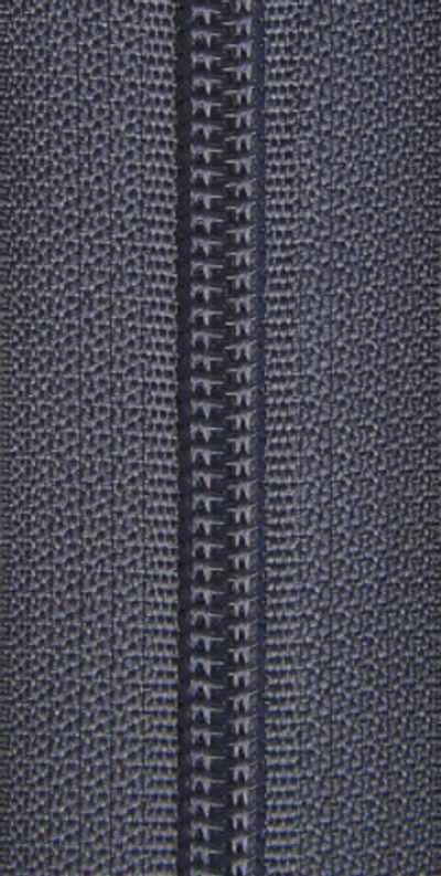 Молния спираль рулонная Т5, т.серый