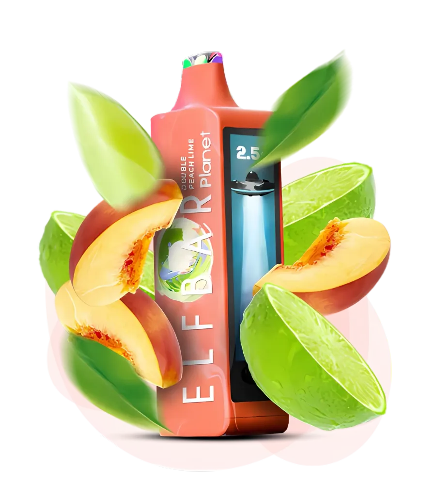 Elf Bar Planet 25000 - Double Peach Lime (5% nic)