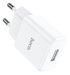 USB Hoco N9 - Especial single port charger (2.1A) WHITE