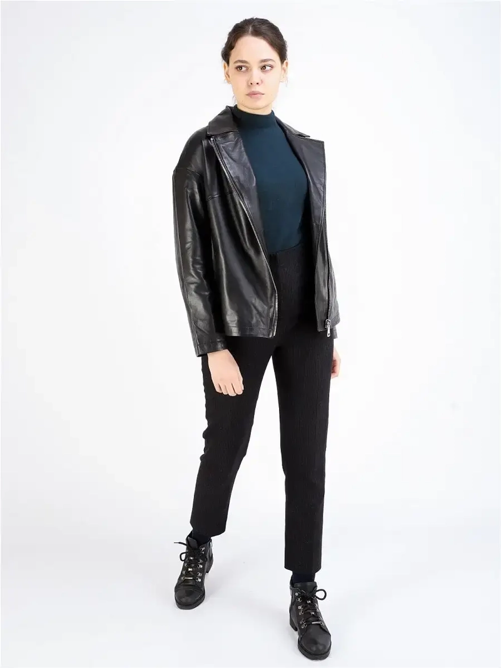 Женская кожаная куртка/натуральная кожа/косуха/Турция