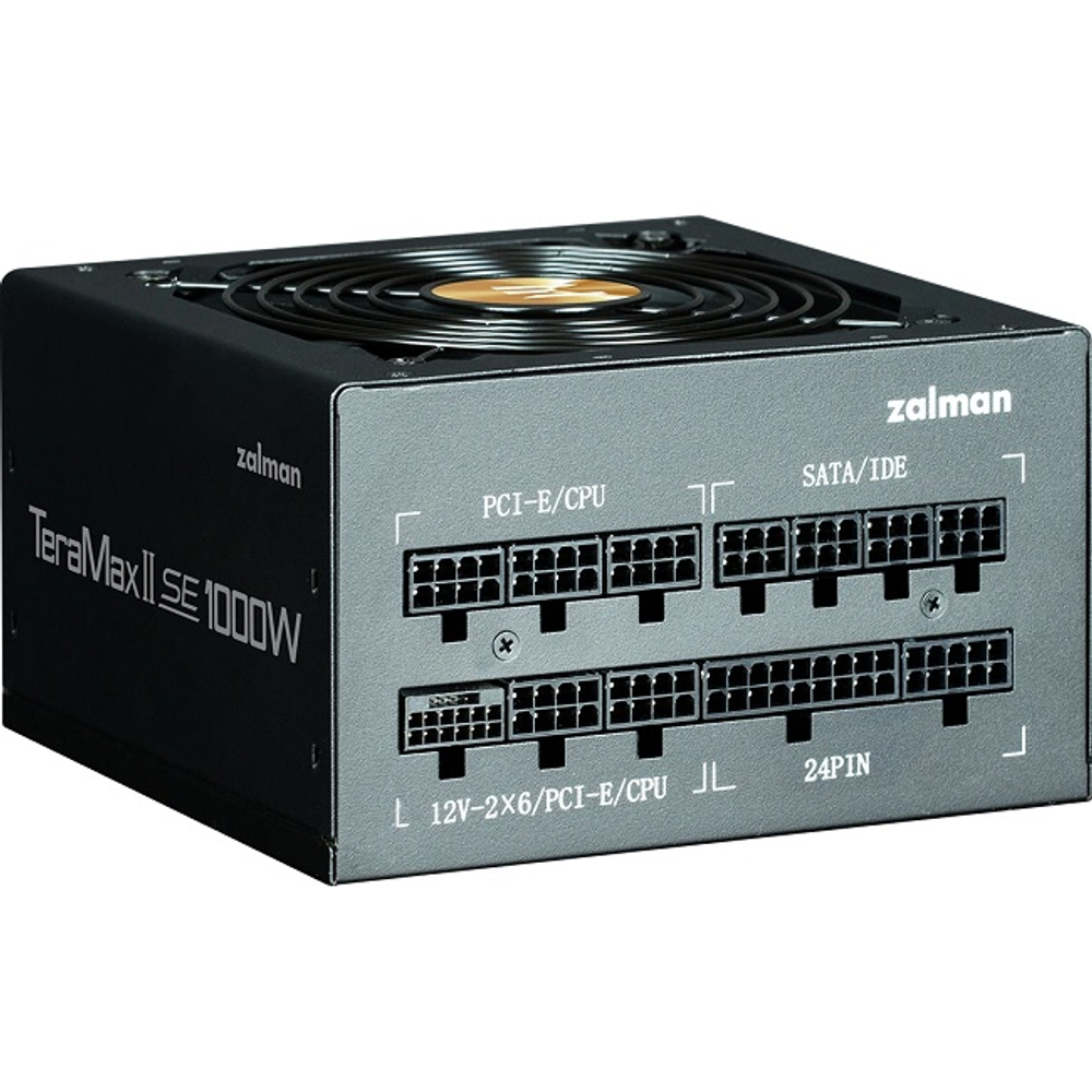 Блок питания Zalman 1000W TeraMax II SE, модульный, 16 pin PCIe 5.0, 80 PLUS Gold (ZM1000-TMX2SE)