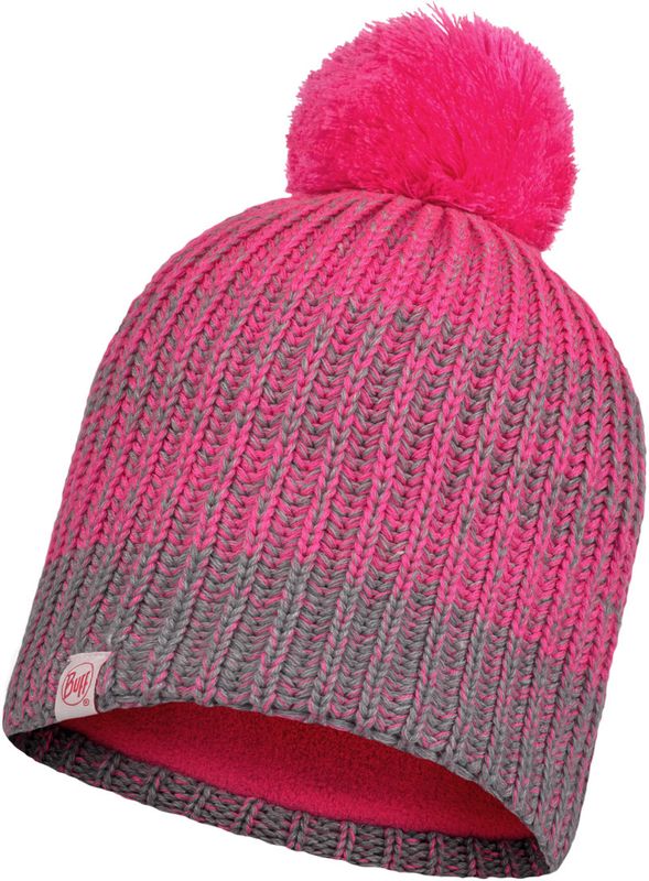 Шапка вязаная с флисом детская Buff Hat Knitted Polar Gella Pump Pink Фото 1