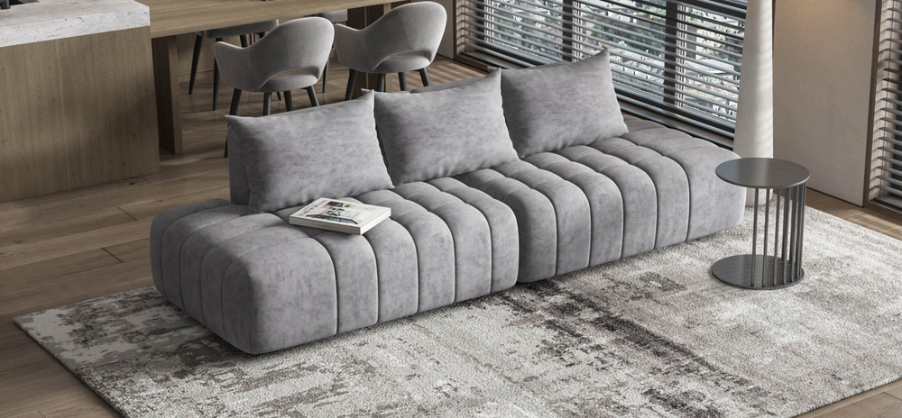 Диван Босс Твин прямой Велюр Royal агат