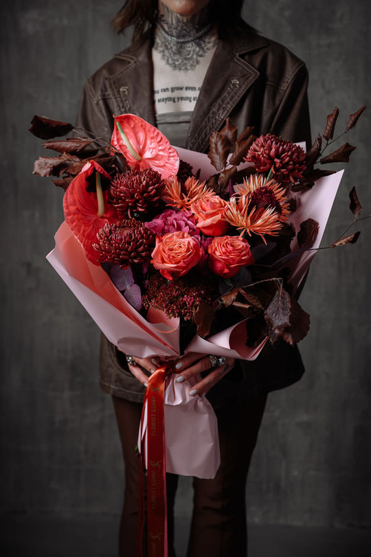 Букет Осенний поцелуй размер M