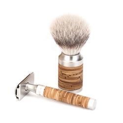 Т-образная бритва MUEHLE ROCCA, сталь, береста, closed comb (R 95)