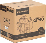 Мотопомпа бензиновая CHAMPION GP40 для слабозагрязненной воды
