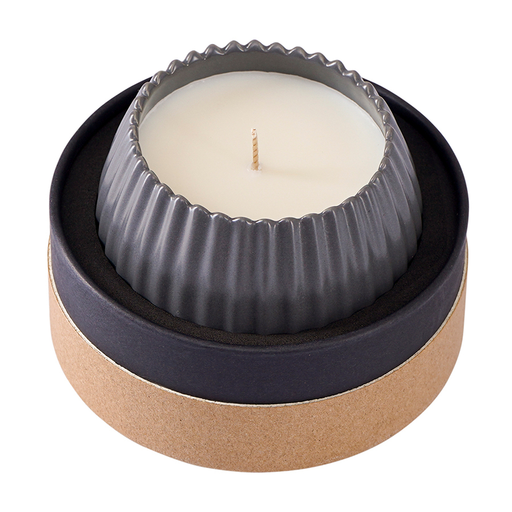 Свеча ароматическая cypress, jasmine & patchouli из коллекции edge, серый, 30 ч