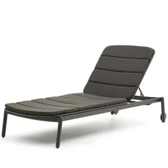 Алюминиевый шезлонг Marcona черный