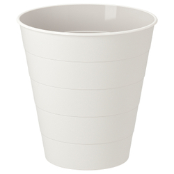 IKEA FNISS  (ИКЕА ФНИСС)  -  Корзина для мусора, белая, 10 л