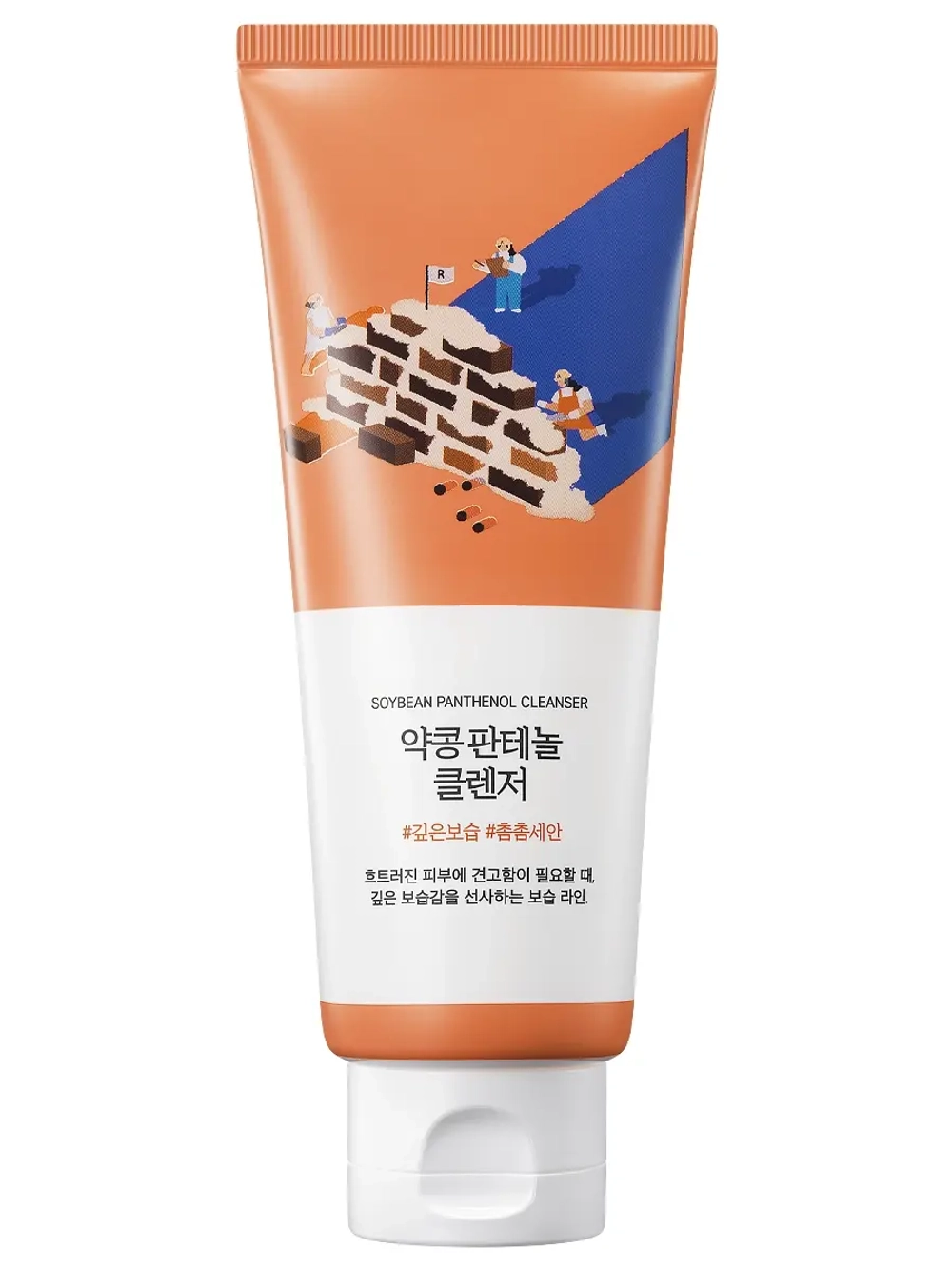 Round Lab Пенка для умывания с чёрной соей и пантенолом Soybean Panthenol Cleanser 150 мл