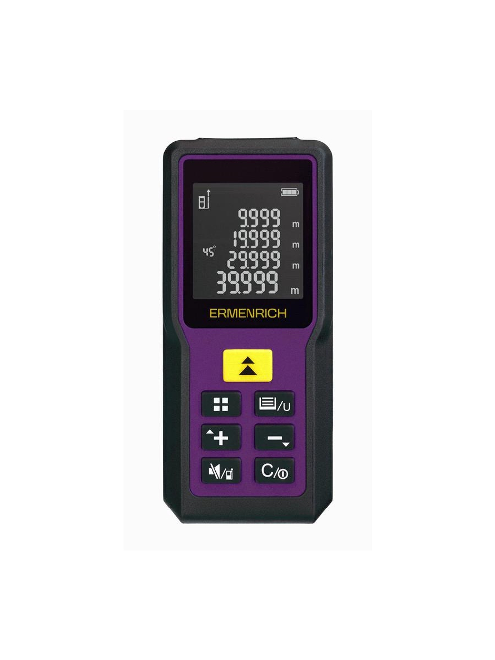 Рулетка лазерная Reel PRO GM60 фиолет. Ermenrich 84645