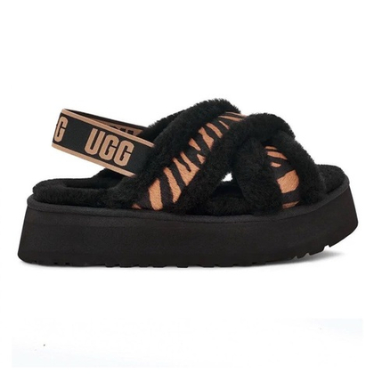 UGG Disco Cross Slide Black Tiger