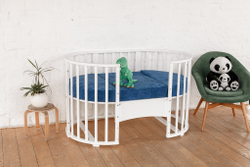 Кровать трансформер 8 в 1 "Бриджит" детская круглая