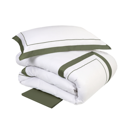 Постельное белье Darsena (240 x 220 см) Bianco/Verde Bosco