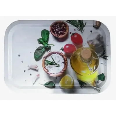 Поднос жестяной Масло 23,3*1,5*34,3