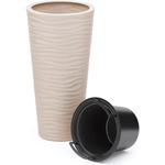 Кашпо Оазис 25л (со вставкой 5л)(св.бежевый)