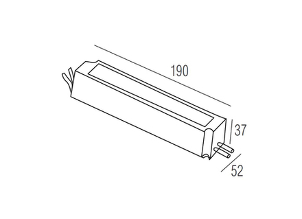 Источник питания AC/DC (LPV-100-24) 24V,  100.8W,  4.2A